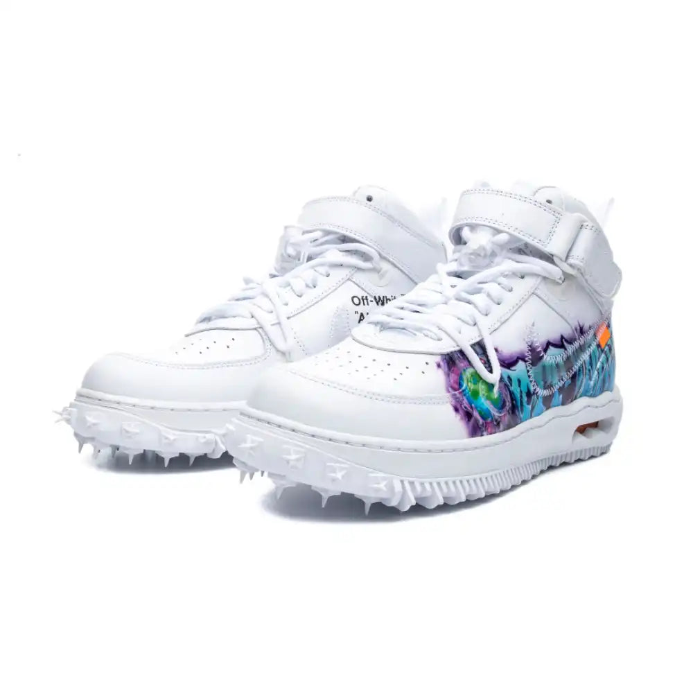 Off-White x Nike Air Force 1 Mid Graffiti White – Rio Kicks